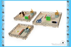 Set of 3 Festive Trays for Birthdays and Celebrations Product Image 8