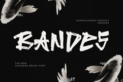 Bandes - The Japanese Brush Font Product Image 1