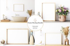 Mockup in interior, Batroom mockup, Decor Mockup Boho Product Image 1