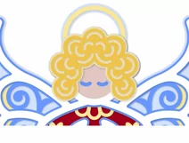3D layered angel mandala, Christmas angel svg for cricut, Product Image 2