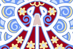 3D layered angel mandala, Christmas angel svg for cricut, Product Image 4