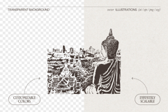 Bangkok Cityscape Sketches Product Image 2