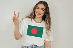 Bangladesh flag SVG Original Colors - Cut files for Cricut Product Image 2