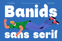 Banids - Modern Display Sans Serif Font Product Image 1