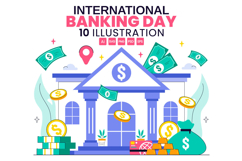 10 International Banking Day Illustration Product Image 1