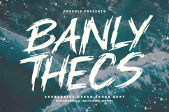 Banly Thecs Urban Brush Font Product Image 1