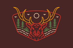 Deer in the Wilderness Product Image 1