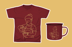 Barista Latte Art and Coffee Brewing Icons Product Image 2