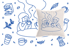 Coffee Shop Doodle Barista Icons Product Image 3