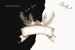 Nordic Banners | Beige Christmas PNG Product Image 2