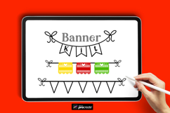 Banner Creator Brush Set for Procreate 