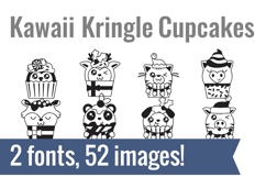 Kawaii Kringle Dingbats Product Image 2