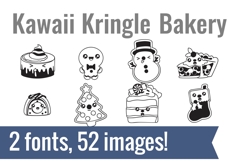 Kawaii Kringle Dingbats Product Image 1