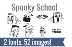 Spooky School Dingbats Product Image 1