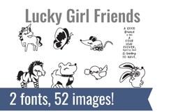 Lucky Girl Dingbats Product Image 2