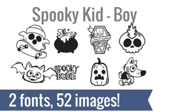 Spooky Kids Dingbats Product Image 2