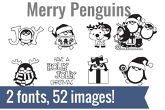 Merry Penguins Dingbats Product Image 1