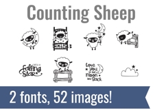 Counting Sheep Dingbats Product Image 1