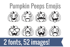 Pumpkin Peeps Dingbats Product Image 2