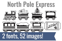 North Pole Express Dingbats Product Image 1