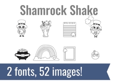Shamrock Shake Dingbats Product Image 1