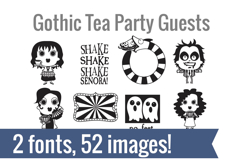 Gothic Tea Party Dingbats Product Image 2