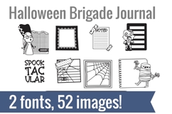 Halloween Brigade Dingbats Product Image 2