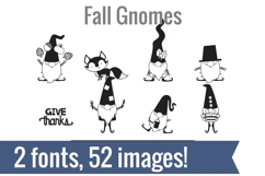 Halloween/ Fall Gnomes Dingbats Product Image 2