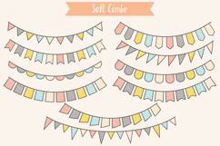 Colorful Bunting Banners | Hand Drawn Triangular Garland Product Image 3