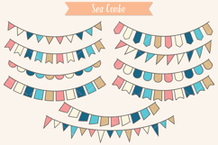 Colorful Bunting Banners | Hand Drawn Triangular Garland Product Image 4
