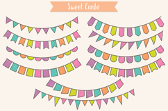Colorful Bunting Banners | Hand Drawn Triangular Garland Product Image 5