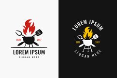 Barbecue Meat Restaurant Logo Templates Product Image 1