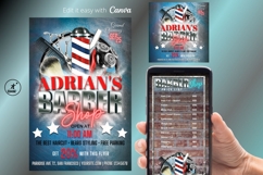 BARBER SHOP FLYER Templates Bundle, social media flyer Product Image 1