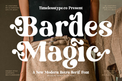 Bardes Magic - New Modern Retro Serif Font Product Image 1