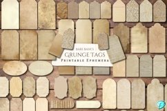 Bare Basics Grunge Tags Printables Product Image 1