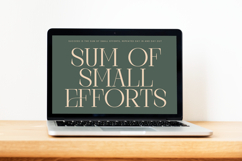 Barely Painter - All Caps Serif Font Product Image 9