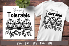 Barely Tolerable Funny birds Sarcastic quotes