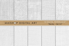 Barely White Organic Textured Papers Product Image 1