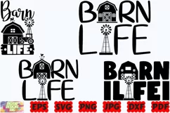 Barn Life SVG | Barn SVG | Farm Life SVG | Farming SVG | Png Product Image 1
