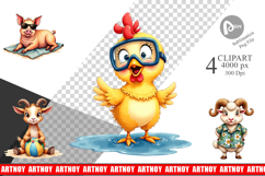 Barnyard Burnout Sarcastic Clipart Product Image 1