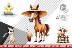 Barnyard Burnout Sarcastic Clipart Product Image 1