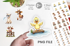 Barnyard Burnout Sarcastic Sticker Product Image 1