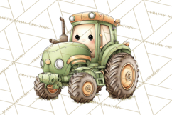 Country Farm Clipart PNG, Barnyard Animals Rustic Elements Product Image 2