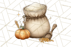 Country Farm Clipart PNG, Barnyard Animals Rustic Elements Product Image 2