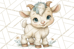 Country Farm Clipart PNG, Barnyard Animals Rustic Elements Product Image 4