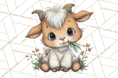 Country Farm Clipart PNG, Barnyard Animals Rustic Elements Product Image 5