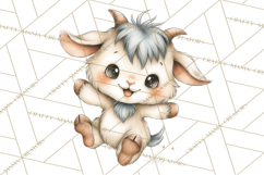 Country Farm Clipart PNG, Barnyard Animals Rustic Elements Product Image 2