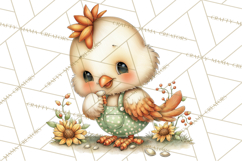 Country Farm Clipart PNG, Barnyard Animals Rustic Elements Product Image 4
