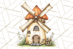 Country Farm Clipart PNG, Barnyard Animals Rustic Elements Product Image 3