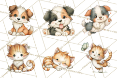 Country Farm Clipart PNG, Barnyard Animals Rustic Elements Product Image 4
